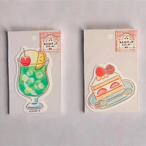 Furukawashiko Stationery SET - Journaling Deco Paper, Decals, Clear Stickers - Picture 3 of 6